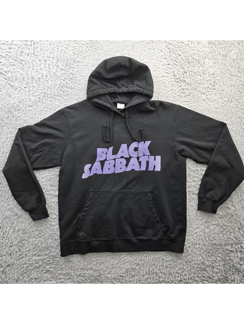 Black Sabbath Hoodie Sweatshirt Men Large Ozzy Port Company Ring Spun